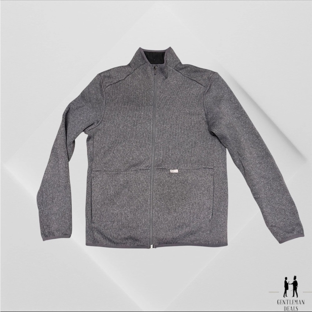 Figs On Shift Sweater Knit Jacket, Small Charcoal gray